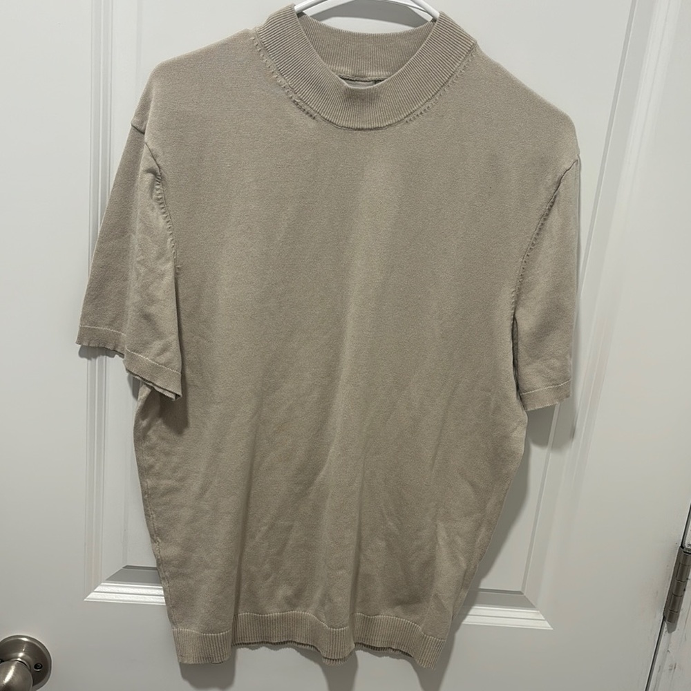 Zara Men's Tan Shirt